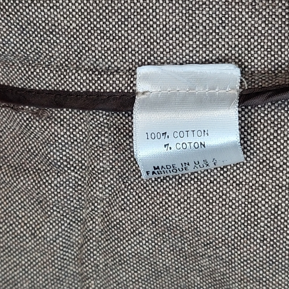 Theory womens tan brown button front 4 pocket pleated back detail blazer size 4 - Picture 13 of 14